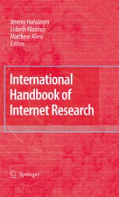 book International Handbook of Internet Research