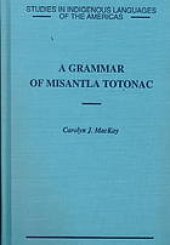 book A grammar of Misantla Totonac