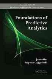 book Foundations of predictive analytics