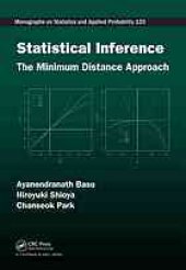 book Statistical inference : the minimum distance approach