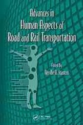 book Advances in human aspects of road and rail transportation