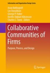 book Collaborative Communities of Firms: Purpose, Process, and Design