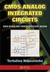 book CMOS analog integrated circuits : high-speed and power-efficient design