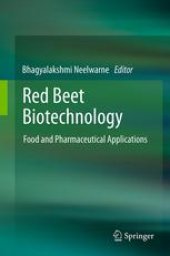 book Red Beet Biotechnology: Food and Pharmaceutical Applications