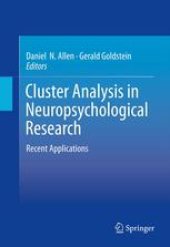 book Cluster Analysis in Neuropsychological Research: Recent Applications