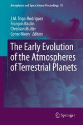 book The Early Evolution of the Atmospheres of Terrestrial Planets