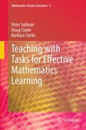 book Teaching with Tasks for Effective Mathematics Learning