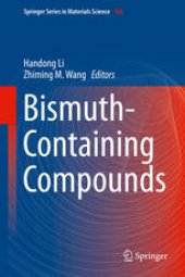 book Bismuth-Containing Compounds