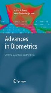 book Advances in Biometrics: Sensors, Algorithms and Systems