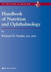 book Handbook of Nutrition and Ophthalmology