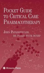 book Pocket Guide to Critical Care Pharmacotherapy