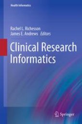 book Clinical Research Informatics