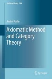 book Axiomatic Method and Category Theory