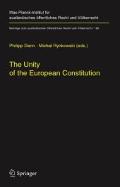 book The Unity of the European Constitution