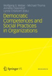 book Democratic Competences and Social Practices in Organizations