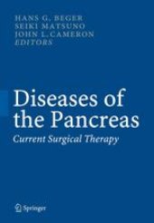 book Diseases of the Pancreas: Current Surgical Therapy