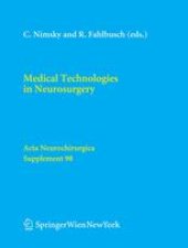 book Medical Technologies in Neurosurgery