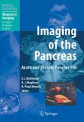 book Imaging of the Pancreas: Acute and Chronic Pancreatitis