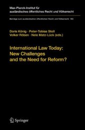 book International Law Today: New Challenges and the Need for Reform?