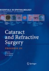 book Cataract and Refractive Surgery: Progress III