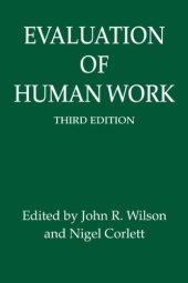 book Evaluation of Human Work, 3rd Edition