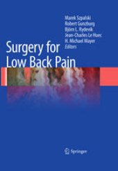 book Surgery for Low Back Pain