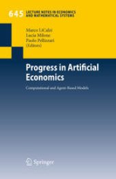 book Progress in Artificial Economics: Computational and Agent-Based Models