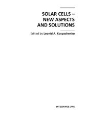 book Solar Cells: New Aspects and Solutions