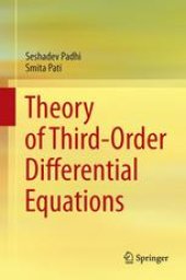 book Theory of Third-Order Differential Equations