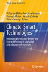 book Climate-Smart Technologies: Integrating Renewable Energy and Energy Efficiency in Mitigation and Adaptation Responses