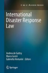 book International Disaster Response Law