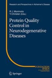 book Protein Quality Control in Neurodegenerative Diseases