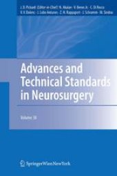 book Advances and Technical Standards in Neurosurgery