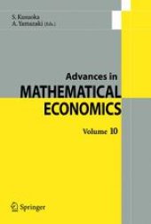 book Advances in Mathematical Economics