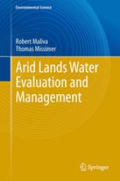 book Arid Lands Water Evaluation and Management