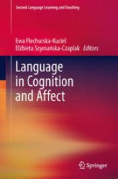 book Language in Cognition and Affect