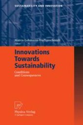 book Innovations Towards Sustainability: Conditions and Consequences