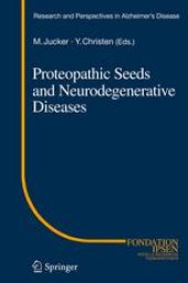 book Proteopathic Seeds and Neurodegenerative Diseases