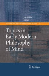 book Topics in Early Modern Philosophy of Mind