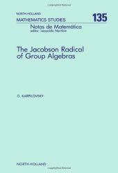 book The Jacobson Radical of Group Algebras