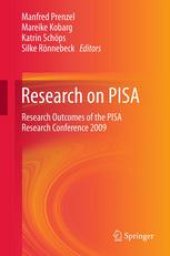 book Research on PISA: Research Outcomes of the PISA Research Conference 2009