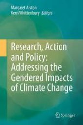 book Research, Action and Policy: Addressing the Gendered Impacts of Climate Change