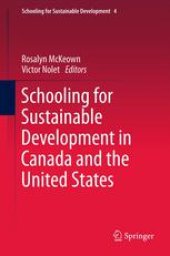 book Schooling for Sustainable Development in Canada and the United States