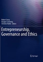 book Entrepreneurship, Governance and Ethics