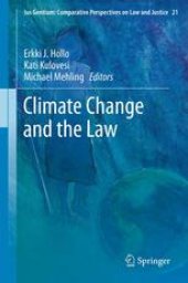 book Climate Change and the Law