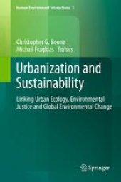 book Urbanization and Sustainability: Linking Urban Ecology, Environmental Justice and Global Environmental Change