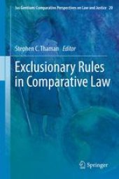 book Exclusionary Rules in Comparative Law