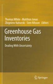 book Greenhouse Gas Inventories: Dealing With Uncertainty