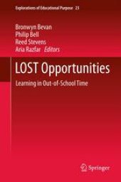 book LOST Opportunities: Learning in Out-of-School Time