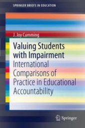 book Valuing Students with Impairment: International comparisons of practice in educational accountability